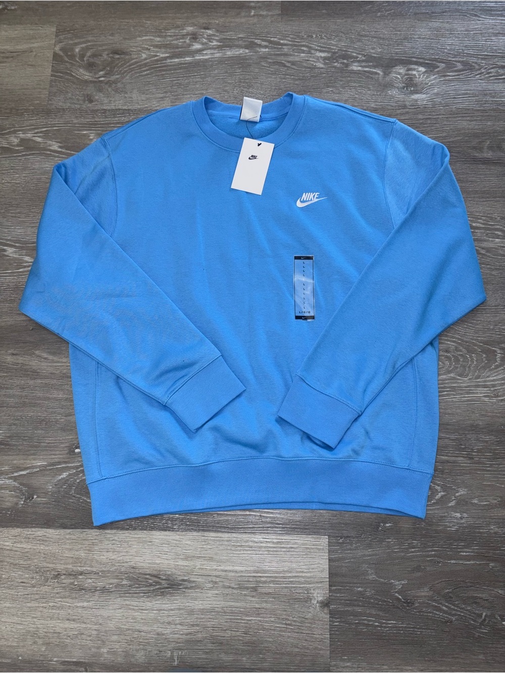 Nike Men’s Sky Blue Crewneck Sweatshirt